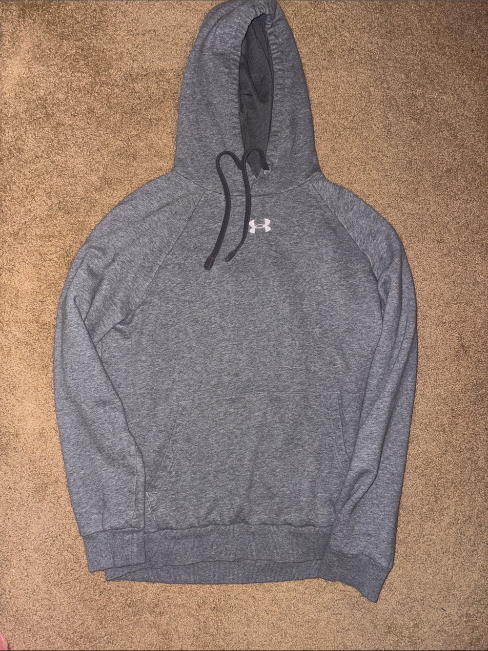 Under Armour Men's Heather Gray Pullover Hoodie